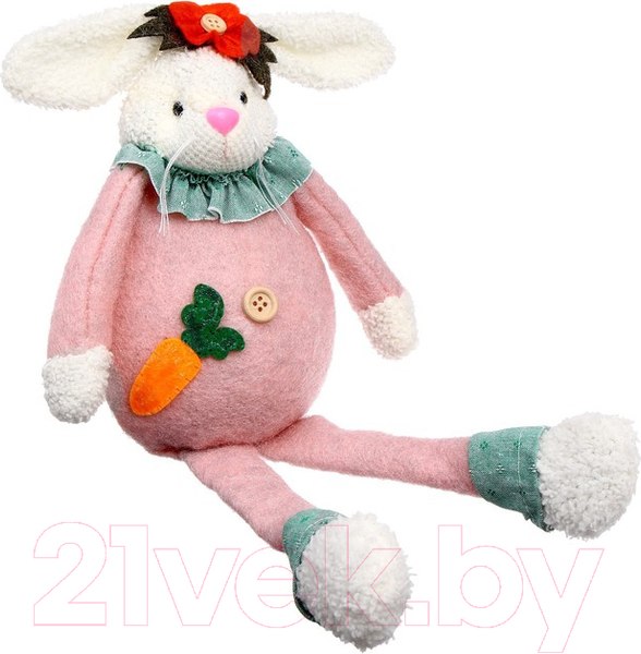 Изображение товара Мягкая игрушка Sima-Land Зайка с морковкой / 7642188