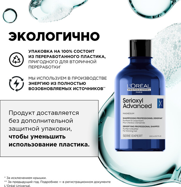Изображение товара Шампунь для волос L'Oreal Professionnel Serioxyl Density (300мл)