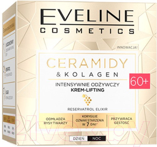 Изображение товара Крем для лица Eveline Cosmetics Ceramides & Niacinamide Интенсивно питател. 60+ дневной/ночной (50мл)