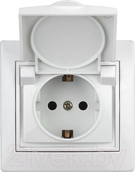Изображение товара Розетка INTRO Plano 1-203-01 / Б0053889 (белый)