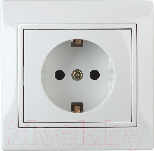 Изображение товара Розетка INTRO Plano 1-206-01 / Б0053923 (белый)