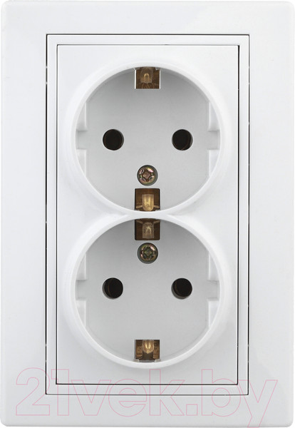 Изображение товара Розетка INTRO Plano 1-208-01 / Б0053933 (белый)