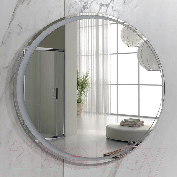 Изображение товара Зеркало Пекам Luna 71x71 / Luna-71x71B (с подсветкой, с бесконтактным сенсором)