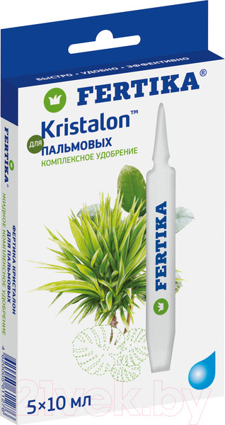 Изображение товара Удобрение Fertika Кристалон для пальмовых (5x10мл)