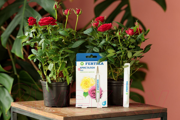 Изображение товара Удобрение Fertika Кристалон для роз (5x10мл)