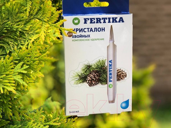 Изображение товара Удобрение Fertika Кристалон для хвойных (5x10мл)
