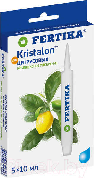 Изображение товара Удобрение Fertika Кристалон для цитрусовых (5x10мл)