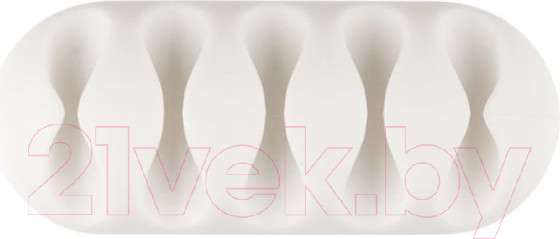 Изображение товара Набор держателей для проводов Park 103392 (2шт, белый)