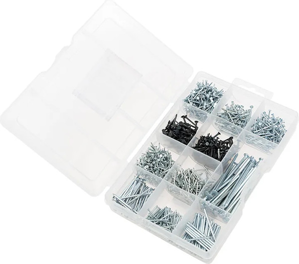 Изображение товара Набор гвоздей Kranz KR-01-3101-12 (1260шт)