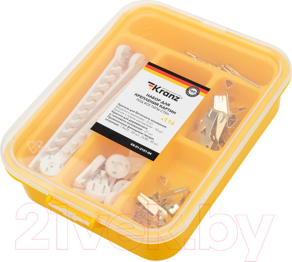 Изображение товара Набор крепежный Kranz Для картин KR-01-3101-04 (116шт)