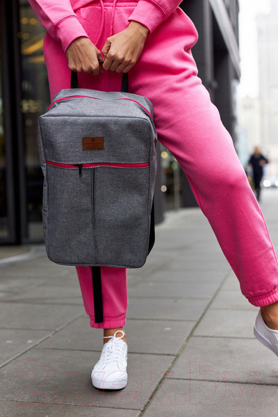 Изображение товара Рюкзак Peterson PTN PP-GRAY-PINK (серый/розовый)
