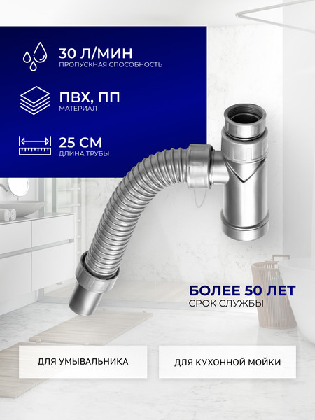 Изображение товара Сифон Bettoserb 125311