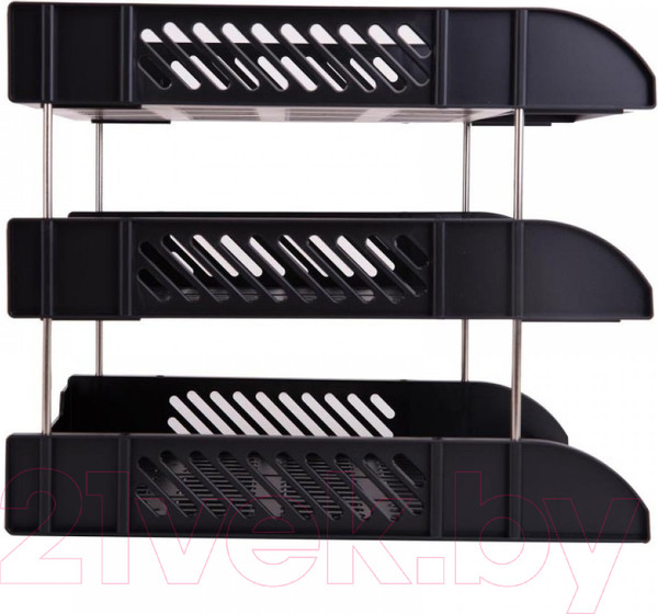 Изображение товара Набор лотков для бумаг Deli 9217 (черный)