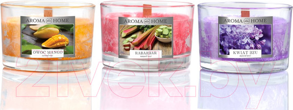 Изображение товара Свеча Aroma Home Scented Candle Lilac Flower Ароматическая (115г)