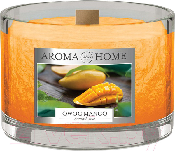 Изображение товара Свеча Aroma Home Scented Candle Mango Ароматическая (115г)