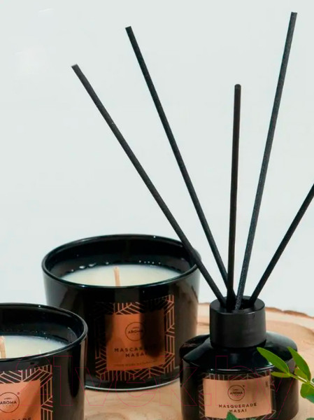 Изображение товара Свеча Aroma Home Scented Candle Mascarade Masai Ароматическая (115г)