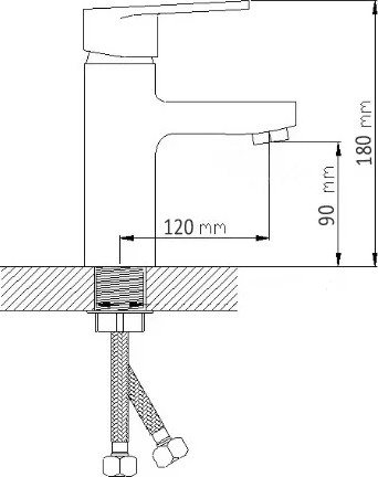 Изображение товара Смеситель Wisent WP1030-6