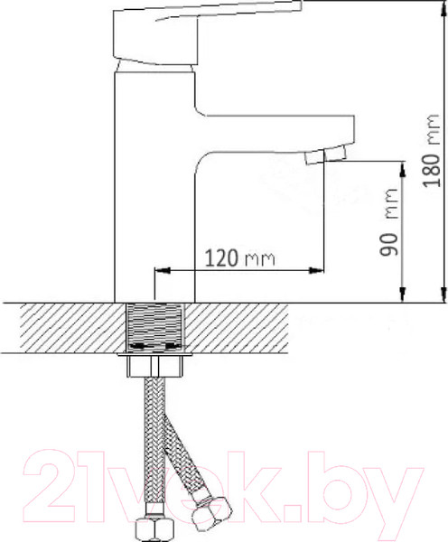 Изображение товара Смеситель Wisent WP1030-7
