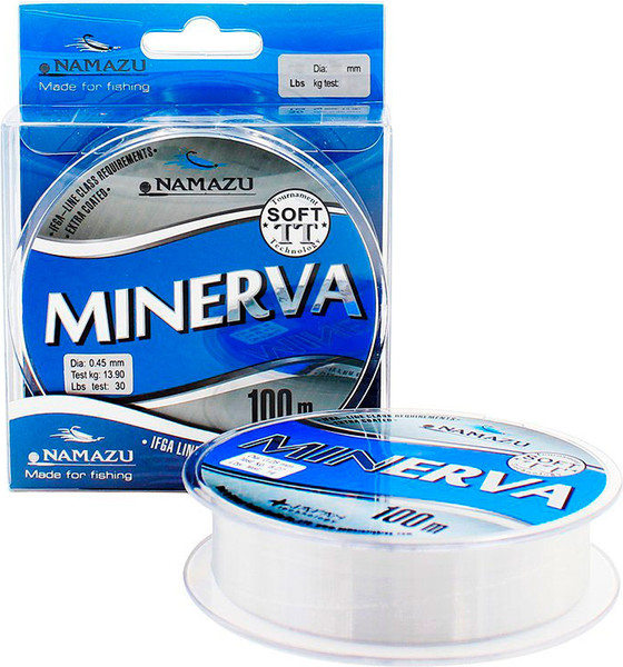Изображение товара Леска монофильная Namazu Minerva 0.2мм 100м (3.30кг, прозрачный)