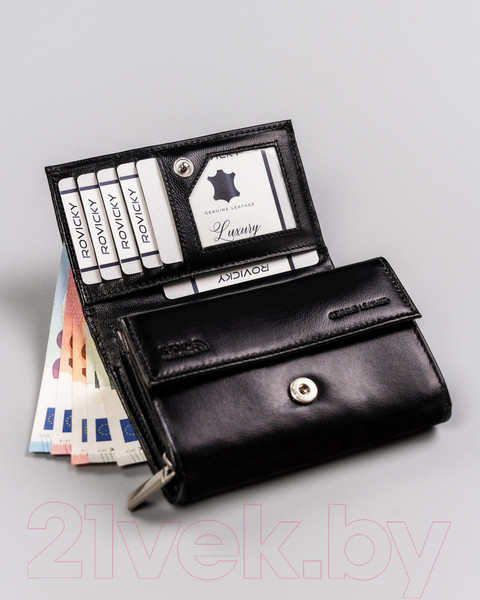 Изображение товара Портмоне Cedar Rovicky R-RD-38-GCL (черный)