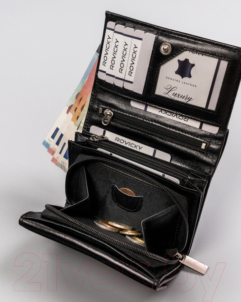 Изображение товара Портмоне Cedar Rovicky R-RD-38-GCL (черный)