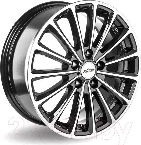 Изображение товара Литой диск X'trike X-136 17x7" 5x100мм DIA 57.1мм ET 38мм BK/FP