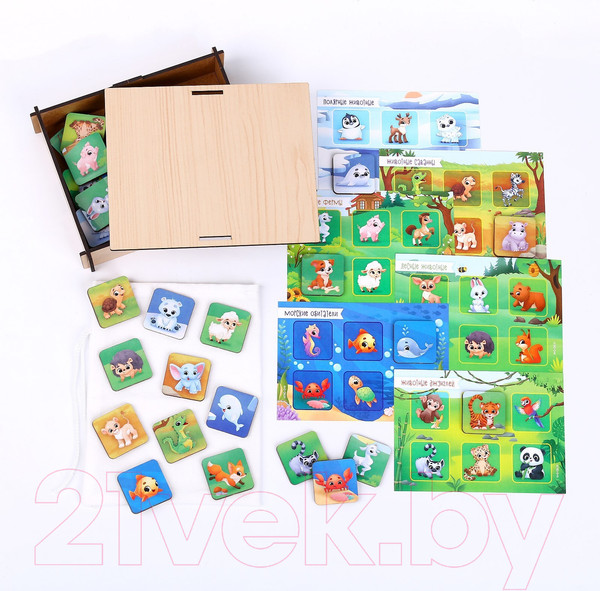 Изображение товара Развивающая игра Лесная мастерская Детское лото. Животные / 9118396