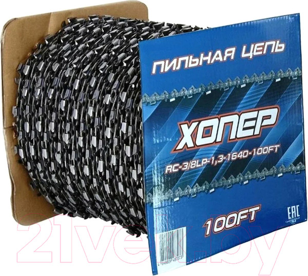Изображение товара Цепь для пилы Хопер RС-3/8LP-1.3-1635-100FT 3/8 1.3 Full Chisel
