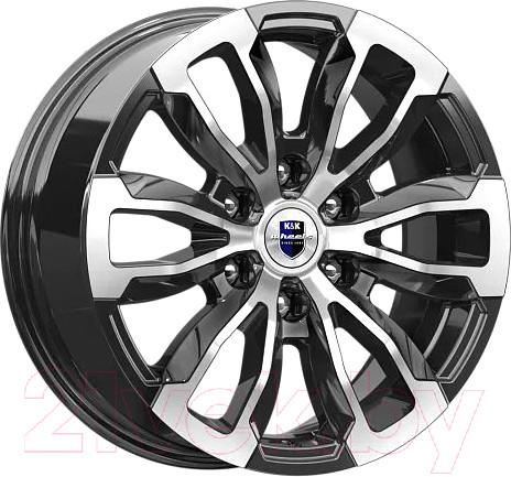Изображение товара Литой диск K&K Меконг (КС959) 18x7.5" 6x139.7мм DIA 67.1мм ET 38мм Алмаз черный