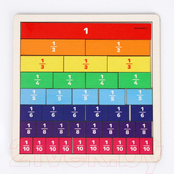 Изображение товара Развивающий игровой набор Лесная мастерская Дроби / 7612000
