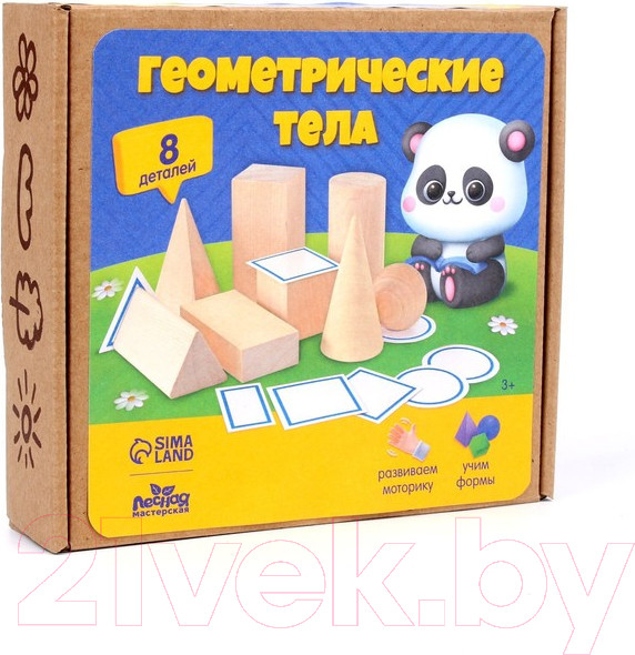 Изображение товара Конструктор Лесная мастерская Геометрические тела / 7577297