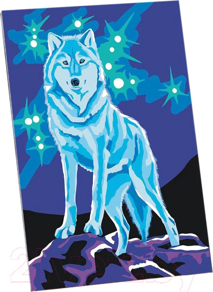 Изображение товара Картина по номерам Школа талантов Волк / 5222613