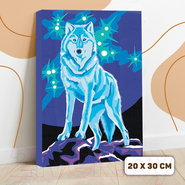 Изображение товара Картина по номерам Школа талантов Волк / 5222613