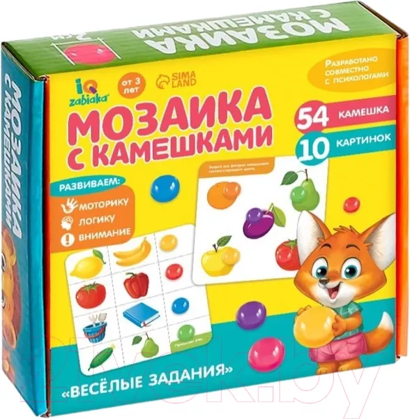 Изображение товара Развивающий игровой набор Zabiaka Марблс. Веселые задания / 3744931