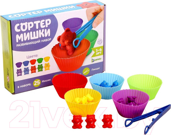 Изображение товара Сортер Zabiaka Мишки / 4959589