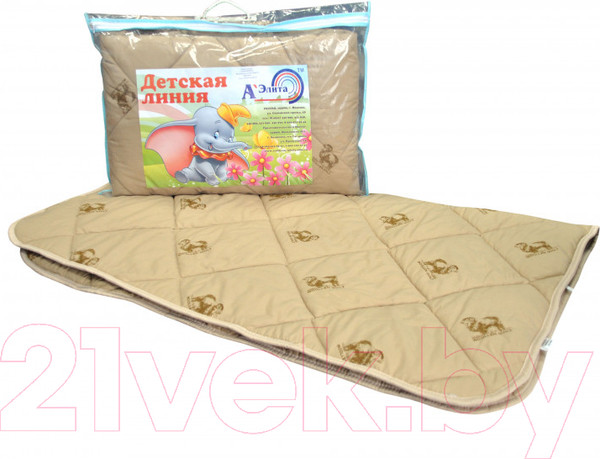 Изображение товара Одеяло для малышей АЭЛИТА Норма 110x140 (овечья шерсть)