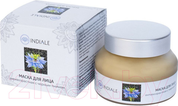 Изображение товара Маска для лица кремовая Indiale Антивозрастная с черным тмином (50мл)