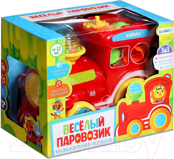 Изображение товара Сортер Zabiaka Веселый паровозик / 9262319