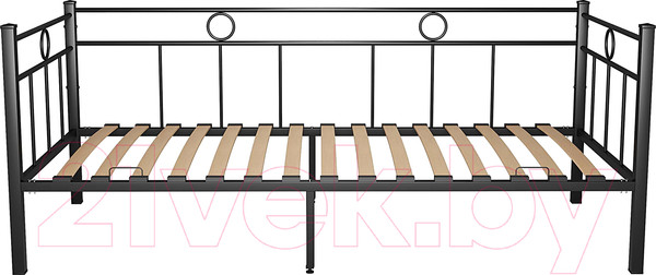 Изображение товара Кровать-тахта Князев Мебель Орфея ОФ.90.190.Ч (черный муар)