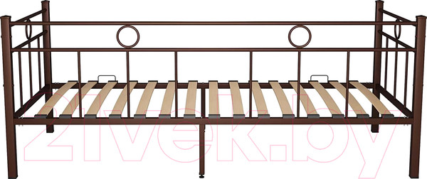 Изображение товара Кровать-тахта Князев Мебель Орфея ОФ.80.190.К (коричневый муар)