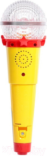 Изображение товара Музыкальная игрушка Zabiaka Микрофон / 7995629 (желтый)
