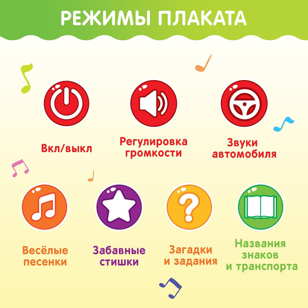 Изображение товара Развивающий плакат Zabiaka Зоолэнд / 3524471