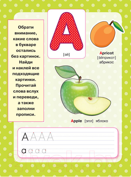 Изображение товара Учебник АСТ Английский язык. Букварь в картинках