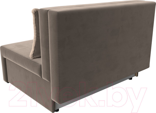 Изображение товара Диван Лига Диванов Лагуна (велюр коричневый/кант велюр бежевый)