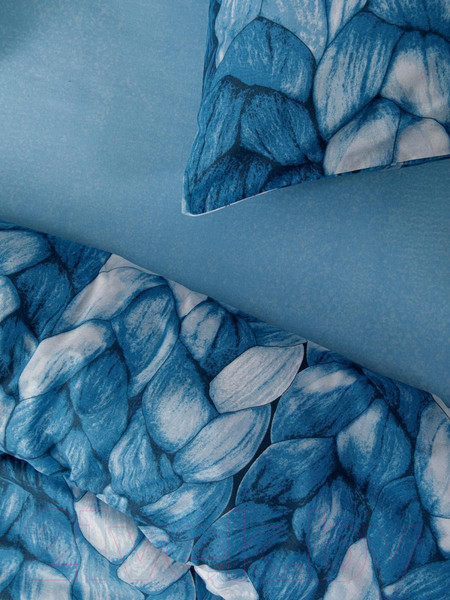 Изображение товара Комплект постельного белья Ночь нежна Вязка Стандарт Семейный / 70868-1+70682-2 (70x70)