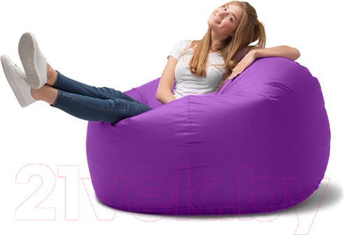 Изображение товара Бескаркасное кресло Kreslomeshki Классик Teenager / KO-120x90L (лаванда)