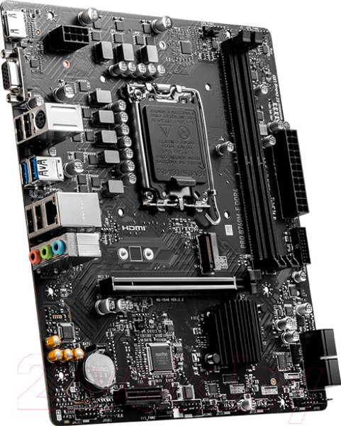 Изображение товара Материнская плата MSI Pro B760M-E DDR4