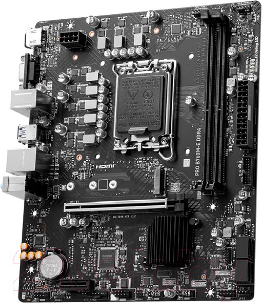 Изображение товара Материнская плата MSI Pro B760M-E DDR4