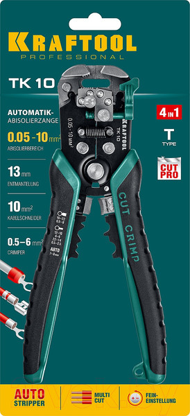 Изображение товара Инструмент для зачистки кабеля Kraftool TK-10 / 22639