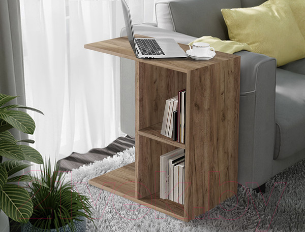Изображение товара Приставной столик Артём-Мебель СН 123.03 (дуб крафт табачный)